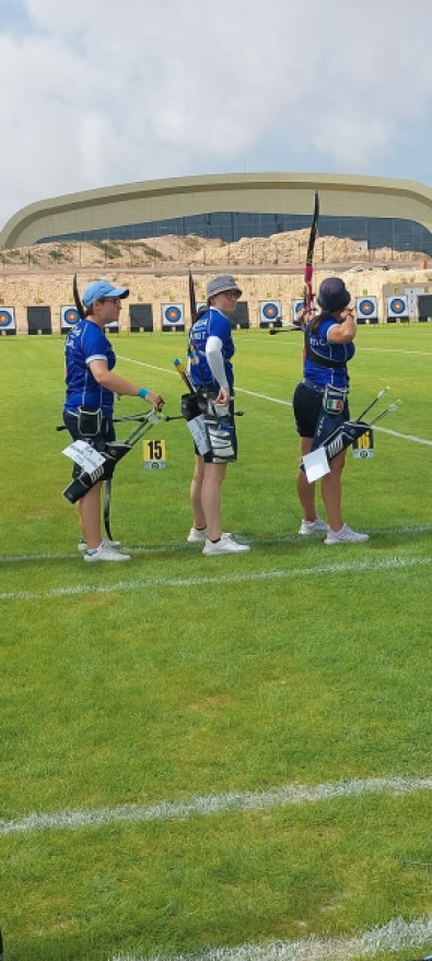 Le azzurre in gara a Oran