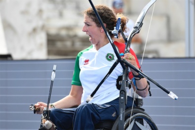 Elisabetta Mijno esulta per il titolo europeo di Roma