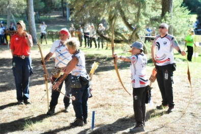 La finale longbow mixed team vinta dagli Arcieri Tigullio
