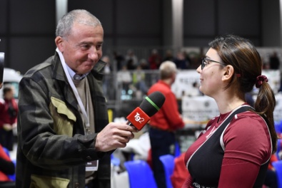 Chiara Rebagliati intervistata dal Tg 2