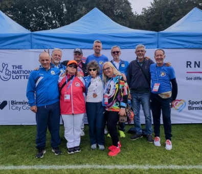 Il gruppo degli italiani a Birmingham