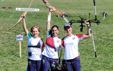 La squadra femminile azzurra