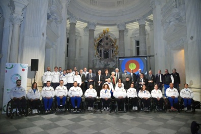 Foto di gruppo a venaria reale