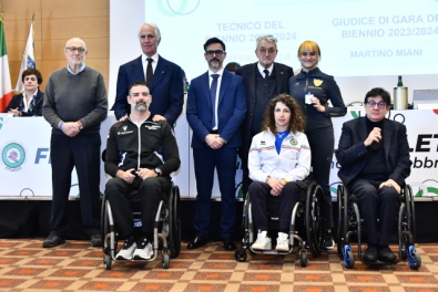 Gli atleti, il tecnico e l'arbitro del biennio 2023/2024